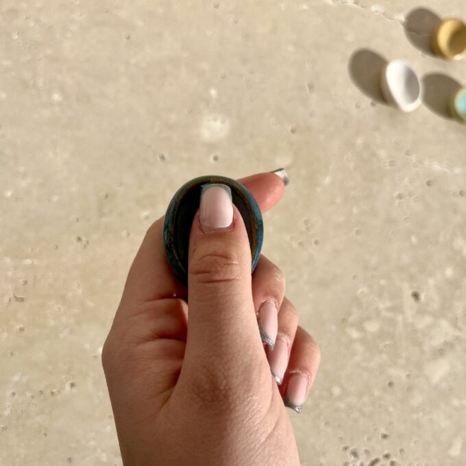 Worry Stone en céramique artisanale