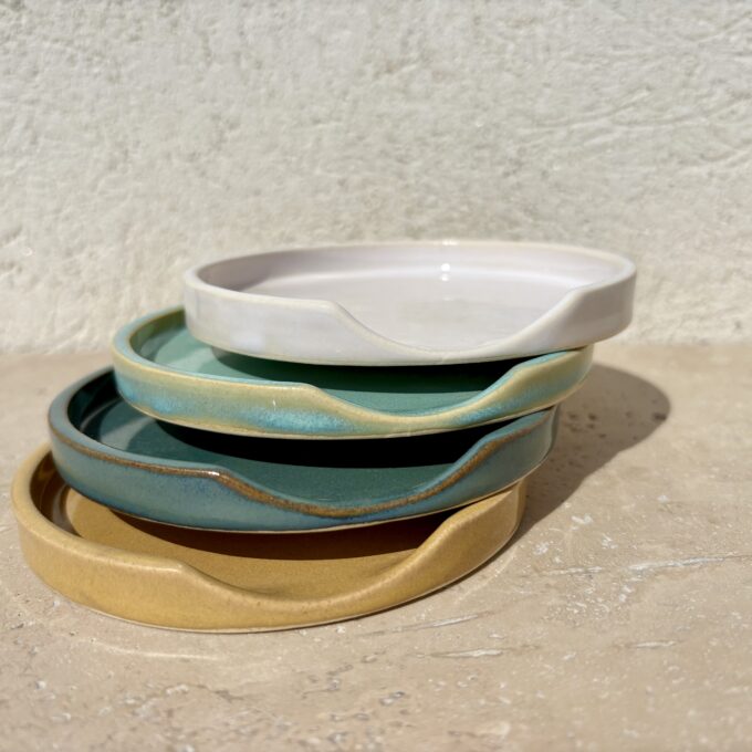 Repose-cuillère en céramique artisanale